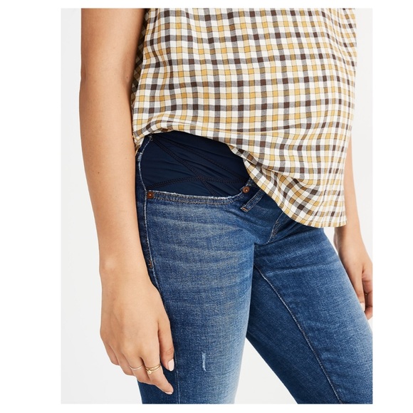 Madewell The Maternity Side-Panel Slim Boyjean: Adjustable Edition, Size 29 - Picture 2 of 12